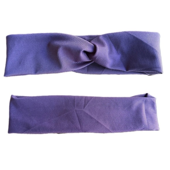 Handmade purple twist headband - Picture 1 of 6